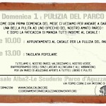 pulizia parco
