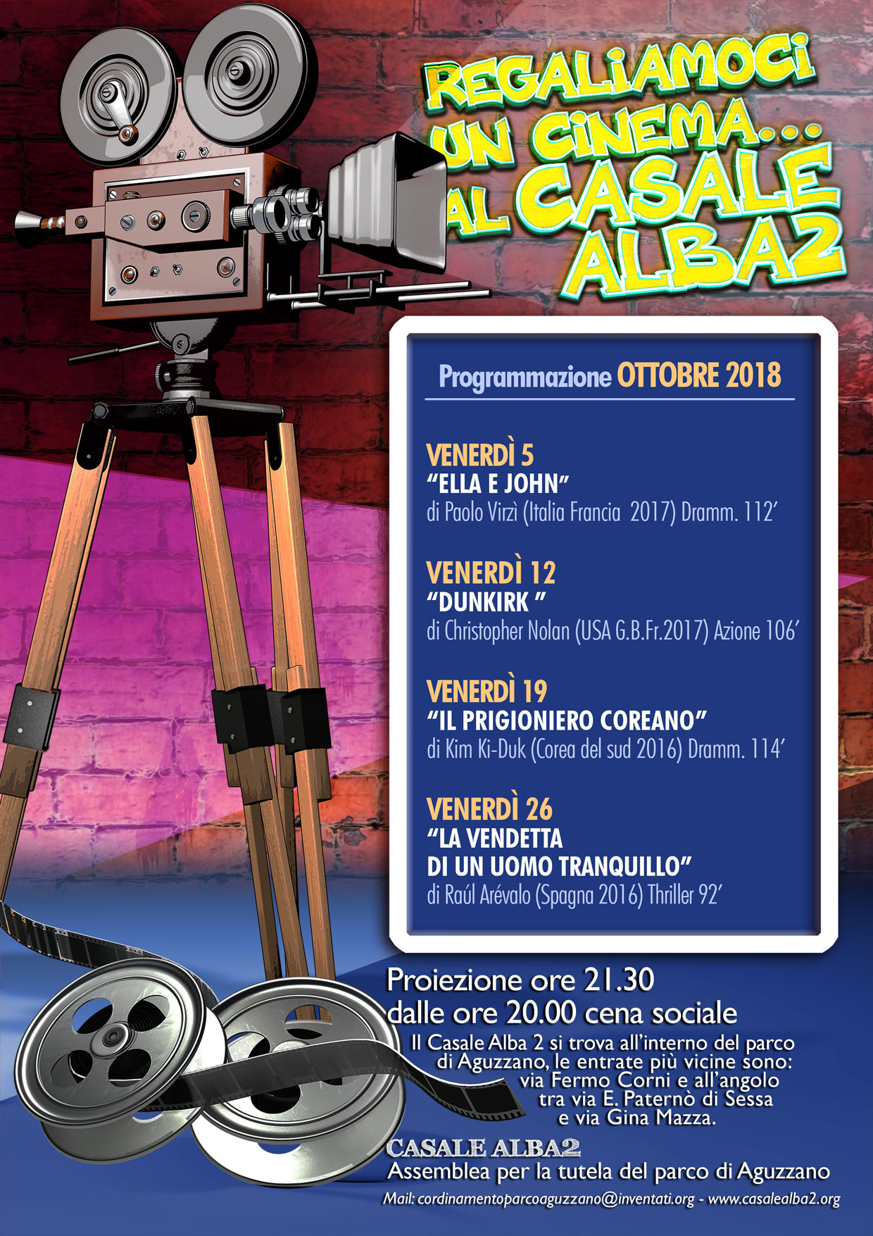 cinema ottobre 2018
